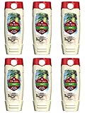 Old Spice Fresher Collection Men's Body Wash, Fiji, 16 Fluid Ounce (Pack of 6)