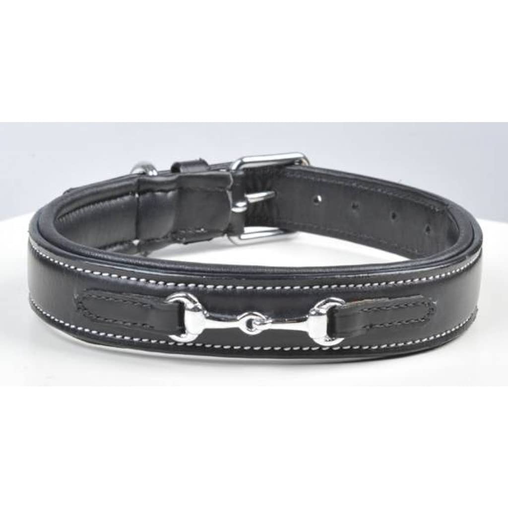 HKM Gebiss Dog Collar Black L