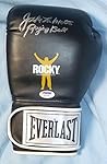 Jake LaMotta Signed ROCKY Balboa Boxing Glove COA L Auto'd Raging Bull - PSA/DNA Certified - Autographed Boxing Gloves