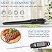 Digital Meat Thermometer, Anglink Digital Kitchen Thermometer Pro. High Precision Cook Kitchen Probe Thermometer For Cooking Oil Candy Steak Grill BBQ Milk Yogurt (Black)