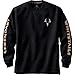 Legendary Whitetails Men's Non-Typical Long Sleeve T-Shirt, Black, XX-Large