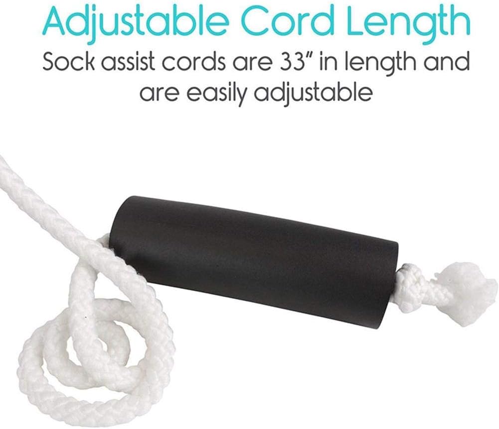 Sock Aid for Putting Socks on Sock Helper Slider Easy On and Off Stocking Slider for Elderly Disabled, Handicapped, Pregnant Woman - Image 5