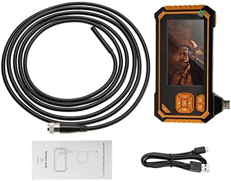 5ｍ ファイバースコープ 4 3インチ スネークカメラ 内視鏡エンドスコープ 管内カメラ Usb充電式 工業用内視鏡 8mm 1080pデジタルボアスコープ Ip67防水 6leds付き 日本語支持 取扱書付き Lcdカラー画面 Ssl Uni5 Net