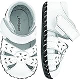 pediped Originals Daphne Sandal (Infant),White,Small (6-12 Months E US Infant)