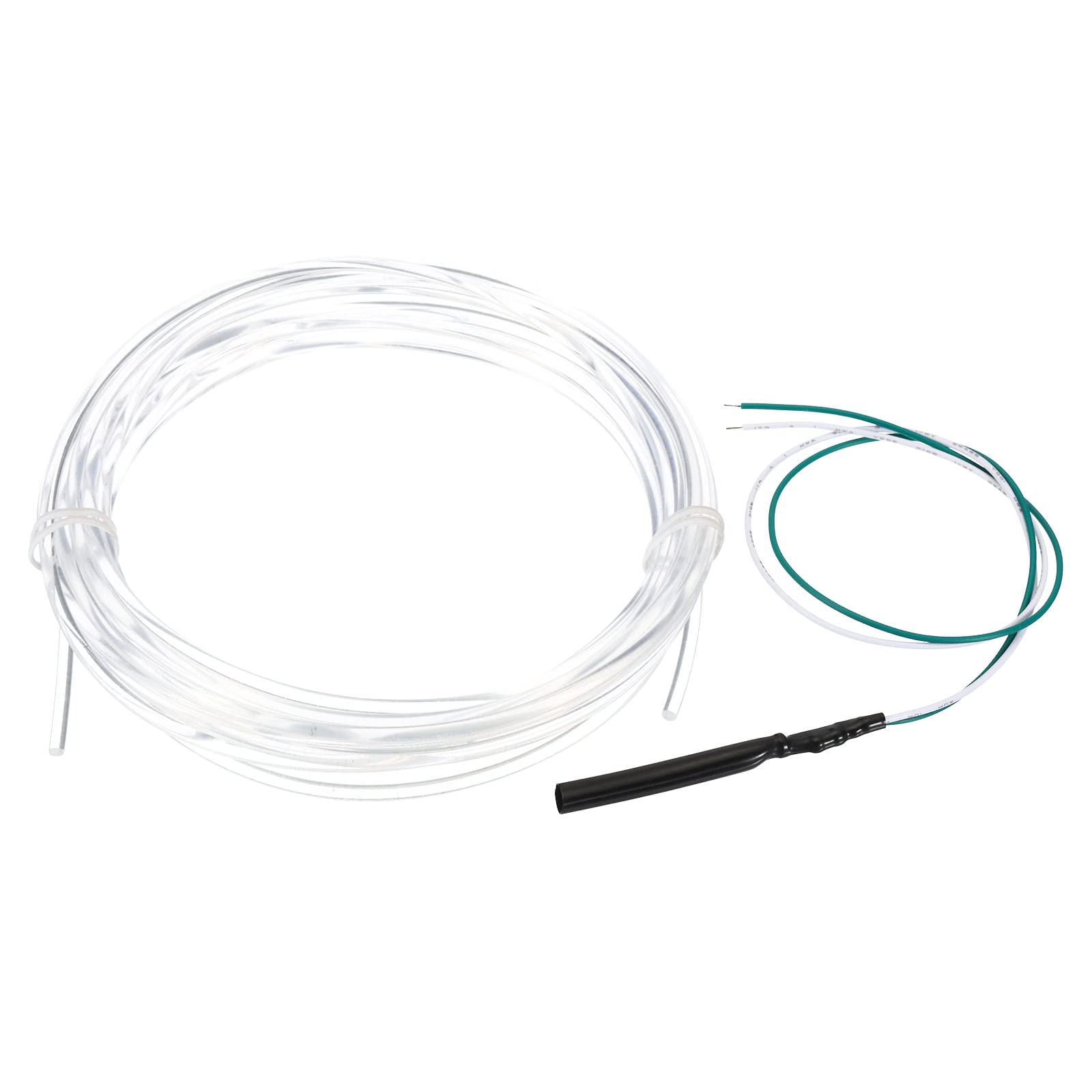 PATIKIL 3mm 5m PMMA Side Glow Fiber Optic Cable Kit, with LED Illuminator 12V 0.1W Testing Light Source Decoration for Home DIY Lighting — image 1