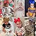 WillingTee 20 Colors Baby Girl Headbands Big 6 Inch Boutique Grosgrain Ribbon Hair Bows Big Baby Girls Bows Headbands for Baby Girls Infants Toddler Kids Teens and Children