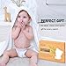 CROPAL Bamboo Baby Hooded Towel, Extra Soft Organic Baby Bath Towel for Infant, Toddler or Kids -35.5