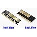 M.2 NVMe SSD NGFF to PCIE 3.0 X16/X4 Adapter M Key Interface Card Support PCI Express 3.0 x4 with heatsink