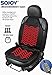 sojoy SJ120R009T Universal 12V Heated Car Seat/Cushion Warmer High/Low, 30 Mins Automatically Turn-off Timer, Black