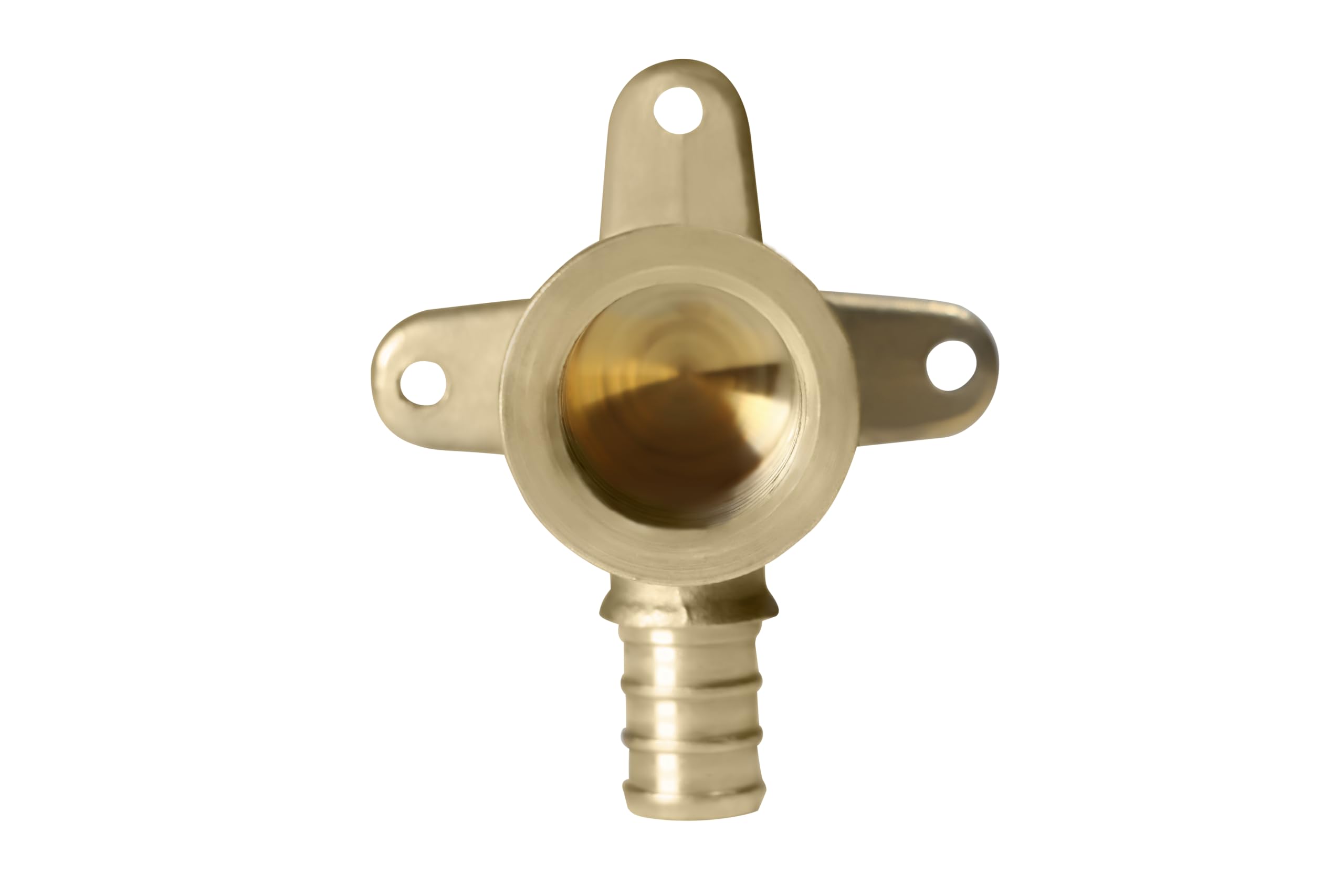 Photo 1 of 1 PIECE XFITTING 1/2" PEX X 1/2" FEMALE NPT THREADED DROP EAR ELBOW CRIMP FITTINGS - BRASS, FULL PORT