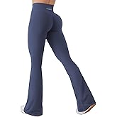 YEOREO Mini Flare Leggings for Women 28.5"/30.5"/32.5" Hidden Scrunch Workout High Waisted No Front Seam Craze Gym Yoga Pants