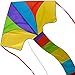 Summer 2017 New Delta Kite - Best Easy Flyer 40 Inch Kites for Kids and Adults - Assemble & Fly in Seconds Model with Handle and String - Today 100% Warranty - Outdoor Beach Fun for Amateur & Pros