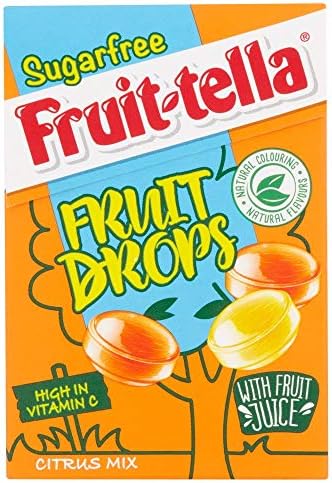 Fruittella Sugar Free Fruit Drops Citrus Mix P46g x 20 x 1 Kids Party Sweets Candy Confectionary