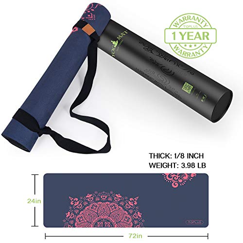 image for TOPLUS Yoga Mat - Luxury Designer Cooperated - Hot Yoga Mat - Sweat Ab