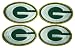 Green Bay Packers Logo Jerseys Apparel Super Bowl Football NFL Sg001 Embroidered Sew or Iron on Patches (Lot 4 pcs)