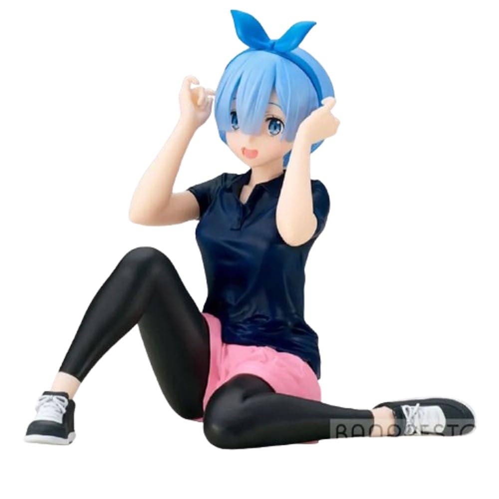 Banpresto Re: Zero Relax time Rem Training style ver. PVC Figure Figurine 14cm