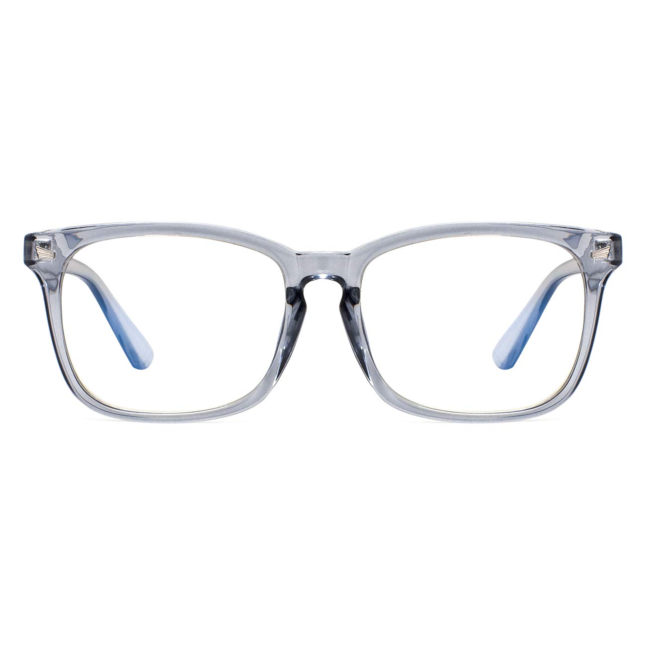 Photo 1 of MAXJULI Blue Light Blocking Glasses,Computer Reading/Gaming/TV/Phones Glasses for Women Men(Transparent Blue)