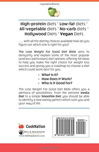 Lose Weight For Good The Diet Bible 101 Lasting Weight Loss Ideas For Success Cooknation 9781912155705 Amazon Com Books