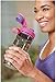 Rubbermaid Shaker Cup for Protein Shakes - 20-Ounce Protein Shaker Bottle for Mixing Whey Protein Powder, Juices, and Smoothies - BPA-Free, Comes with Finger Loop and Blender Paddle Ball - Purple