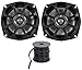 KICKER 10PS5250 5.25 Harley Davidson Motorcycle Speakers+Waterproof Wire PS5250
