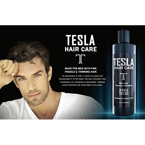 Tesla Hair Care Biotin Hair Loss Prevention Men S 2 In 1 Shampoo