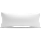 AM AEROMAX 12 × 32 Throw Pillow Memory Foam Pillow Insert - Rectangular Bolster for Decorative Cushion Bed Couch Sofa - Non-Deforming Over Time