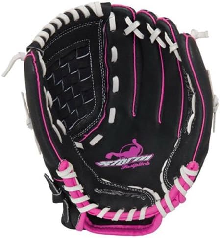 Worth Women's Storm Fast Pitch Softball Glove, Left Hand, 11.5-Inch, Black