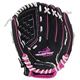 Worth Women's Storm Fast Pitch Softball Glove, Left Hand, 11-Inch, Black