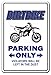 DIRTBIKE Parking Sign bmx racing cycle bike racing | Indoor/Outdoor | 12