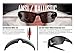 Harley-Davidson Womens Rhinestone Lace Sunglasses, Gray Lens/Black Frame HALCE02