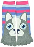Flirt Girls Animal Soft Tube Finger Toe Socks, Puppy Dog