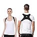 LUCKY CLOVER Posture Corrector for Men & Women that Provide Back Support Brace, Improve Thoracic Kyphosis, Prevent Slouching|Under Clothes Upper Back Brace | Adjustable Size(Black)