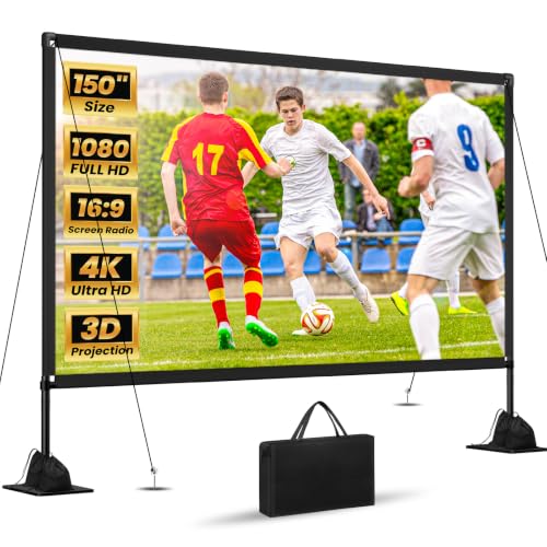 Projector Screen Stand Portable Projector Screen