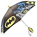 DC Comics Kids Umbrella and Poncho Raincoat Set, Batman & Superman Boys Rain Wear for Toddler 2-3 or Kids 4-7