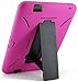 Amazon Kindle Fire HD 8.9 Case [2012 Version] (NOT for Kindle Fire HDX 8.9) Heavy Duty Protective Air Cushion Horizontal & Vertical View Kickstand Tablet Hard Case Cover (Pink/Black)