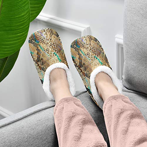 51NTT4u1VHL PUXUQU Zapatillas de casa para mujer, con estampado de serpiente, para casa, para dormitorio, para mujeres, hombres… PUXUQU Zapatillas de casa para mujer, con estampado de serpiente, para casa, para dormitorio, para mujeres, hombres… - Imagen 6