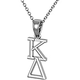 Kappa Delta Necklace 18" - Sterling Silver