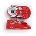 Sabe Infant Baby Girls Soft Sole Prewalker Crib Mary Jane Shoes Princess Light Shoes (0-6 Months Infant, A-red)