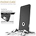 iPhone 6S Plus Rhidon Case Combo Super Slim Hard Shell Layer Holster Open-Face Sport Case with Holster Kickstand and Locking Belt Swivel Clip for Apple iPhone 6 Plus/6S Plus (Black)