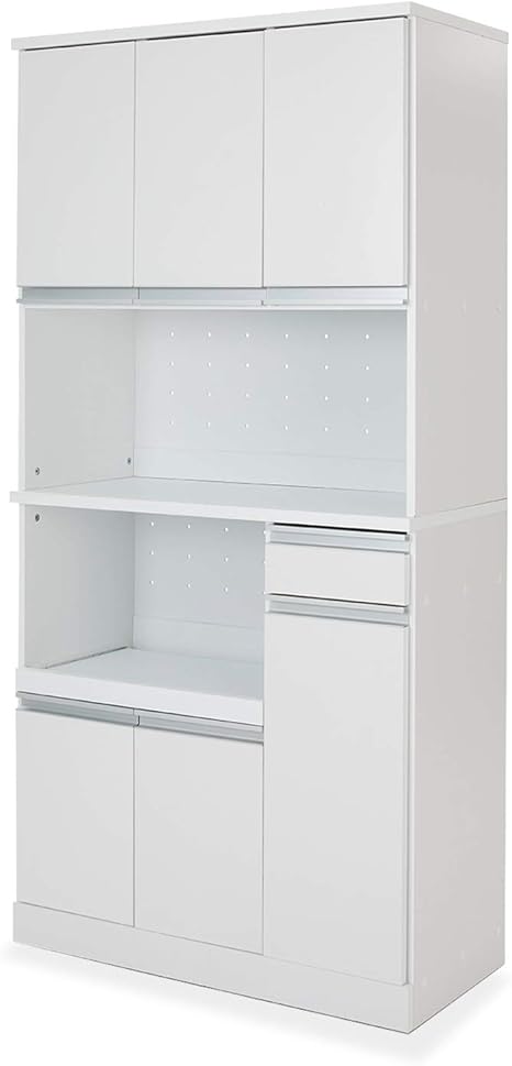 Amazon Lowya ロウヤ キッチン収納 レンジボード レンジ台 ハイタイプ 幅90cm ホワイト レンジボード オンライン通販