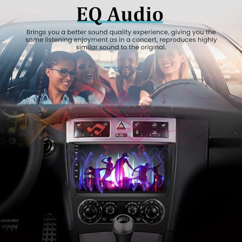 Car Radio for Mercedes Benz C Class W203 W209 C180 C200 2005-2009 [2G+64G] 9 Inch Touch Android Car Stereo Wireless Apple Carplay/Android Auto / 1080P / WiFi + AHD Rear View Camera