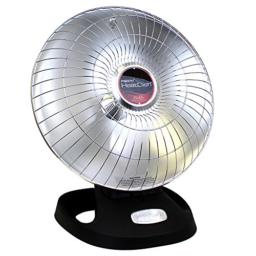 Presto Heat Dish Parabolic Electric Heater With Quick, Concentrated