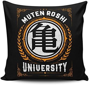 AnFuK Muten Roshi University Throw Pillow Cover 18x18 Inch