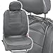 Motor Trend Premium Leatherette Car Seat Covers - Gray PU Leather
