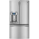GE PFE29PSDSS Profile 28.6 Cu. Ft. Stainless Steel French Door Refrigerator - Energy Star