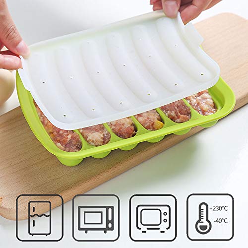 image for YaoJoe Silicone Baking Mold with Green Silicone Brush, 2 Pack DIY home