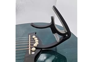 Beginner Guitar Capo - Quick Change Clamp for Acoustic & Electric Guitar,Ukulele,Mandolin, Easy to Use,Stainless Steel Spring