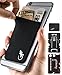 Cartera de teléfono Gecko – Soporte para teléfono – Tarjetero adhesivo para celular – Bolsa de teléfono – Portador de tarjetas de crédito y efectivo (Negro Blanco)