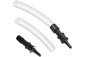 SUPERDI RMA316 Manometer Tube Adapter,Pressure Tube Adapter Fitting,3/16 in. to 5/16 Manometer Fittings Adapter Fit for Fieldpiece Manometer Inlet and Outlet Valves on Various Models of Gas Appliances-2PCS