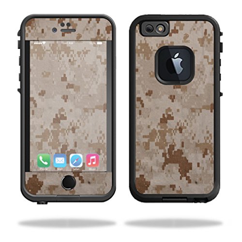 Mightyskins Protective Vinyl Skin Decal Cover for Lifeproof iPhone 6 Case fre Cover wrap sticker skins Desert Camo